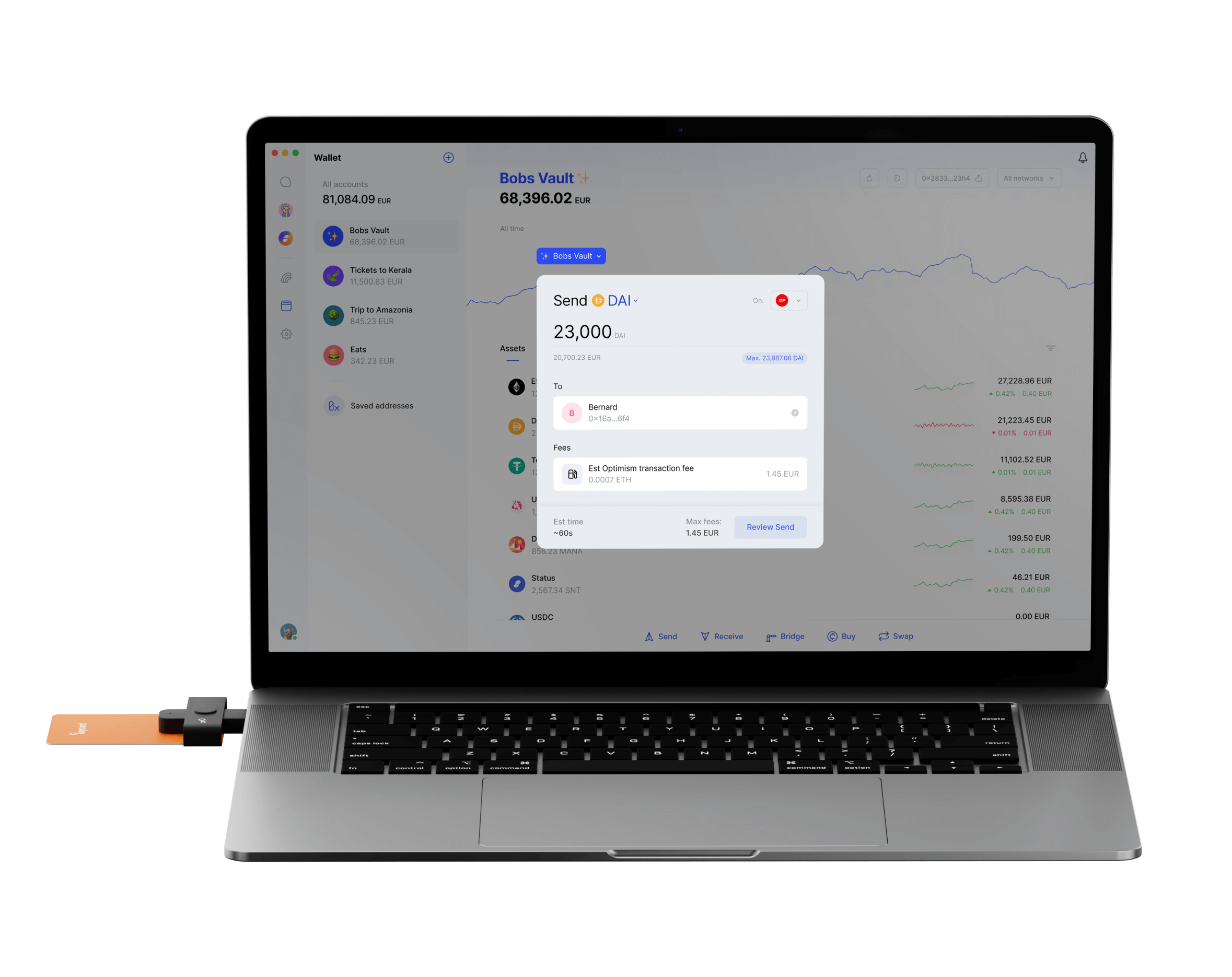 Send assets and collectibles